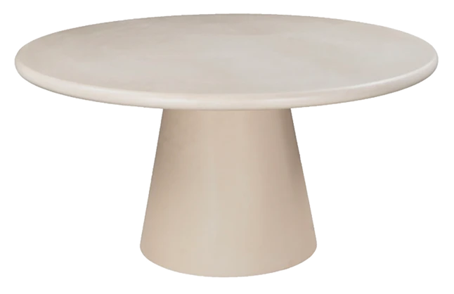 Table Jade
blanc cassé en microciment.